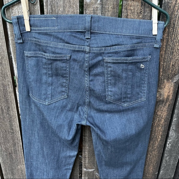 Rag & Bone Jeans Moto Zipper Alice Skinny Jean Sz 28 - Picture 4 of 15